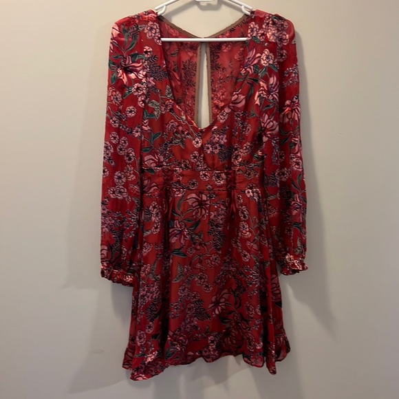For Love And Lemons Dresses & Skirts - For Love & Lemons x Free People Long Sleeve Floral Dress